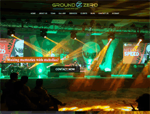 Tablet Screenshot of groundzeroevent.com